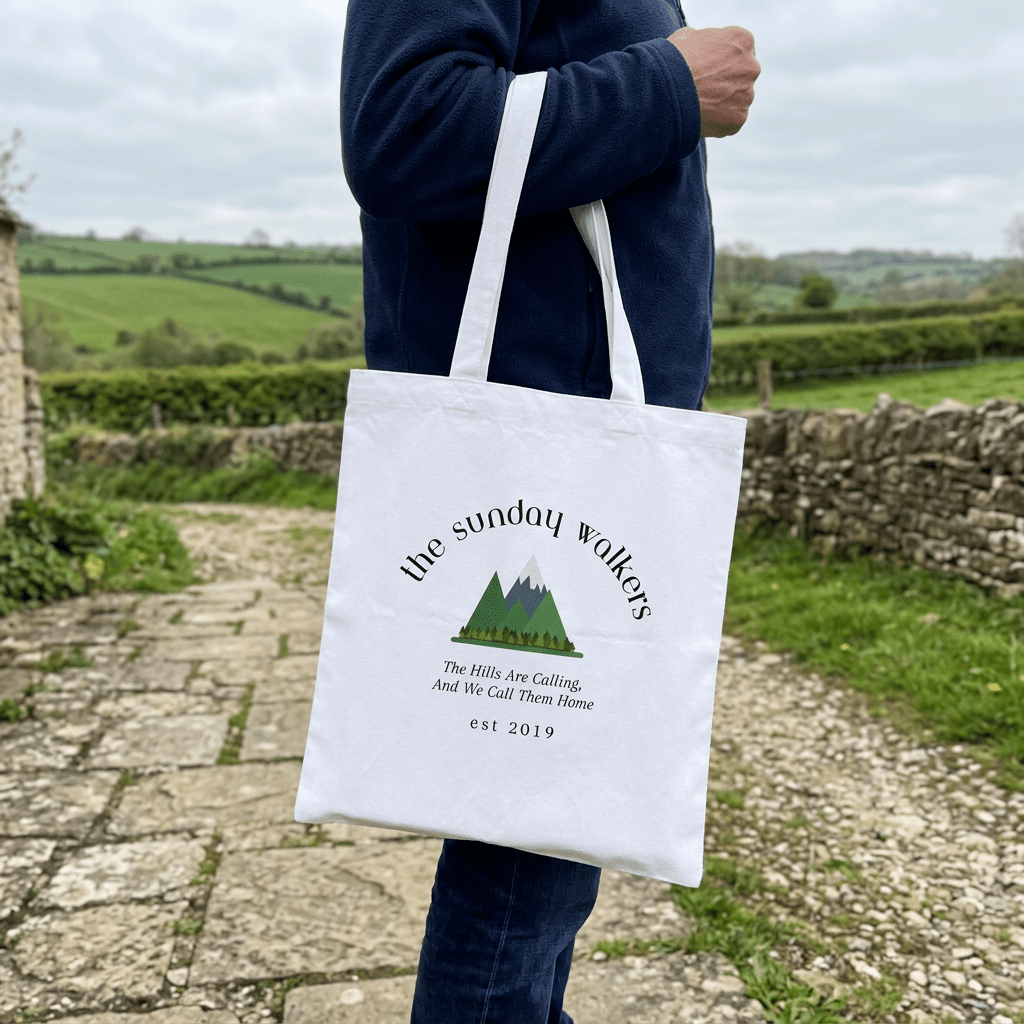 Walking Tote Bag – The Sunday Walkers - #AlleyCrafters