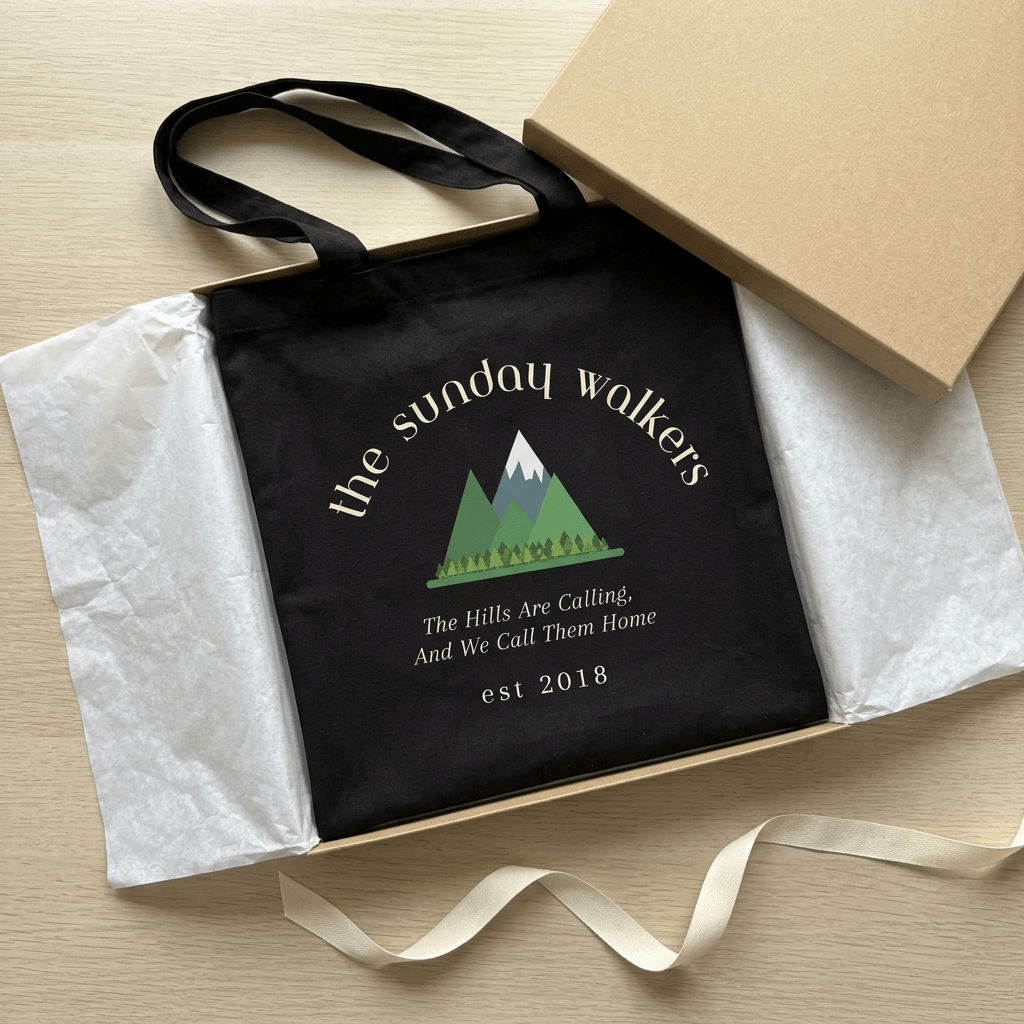 Walking Tote Bag – The Sunday Walkers - #AlleyCrafters