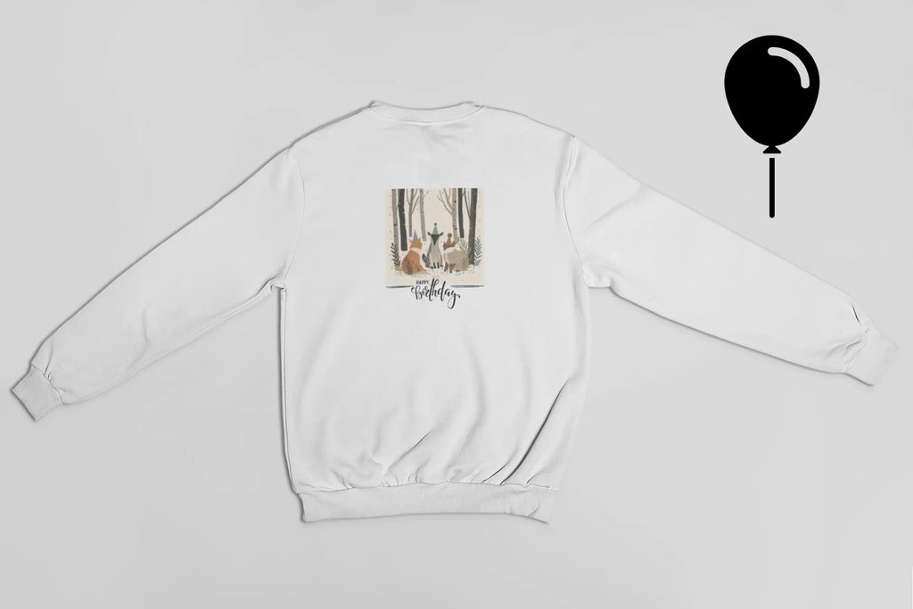 Woodland Birthday Animals Sweatshirt – Cute Nature Birthday Gift - Alley Crafters