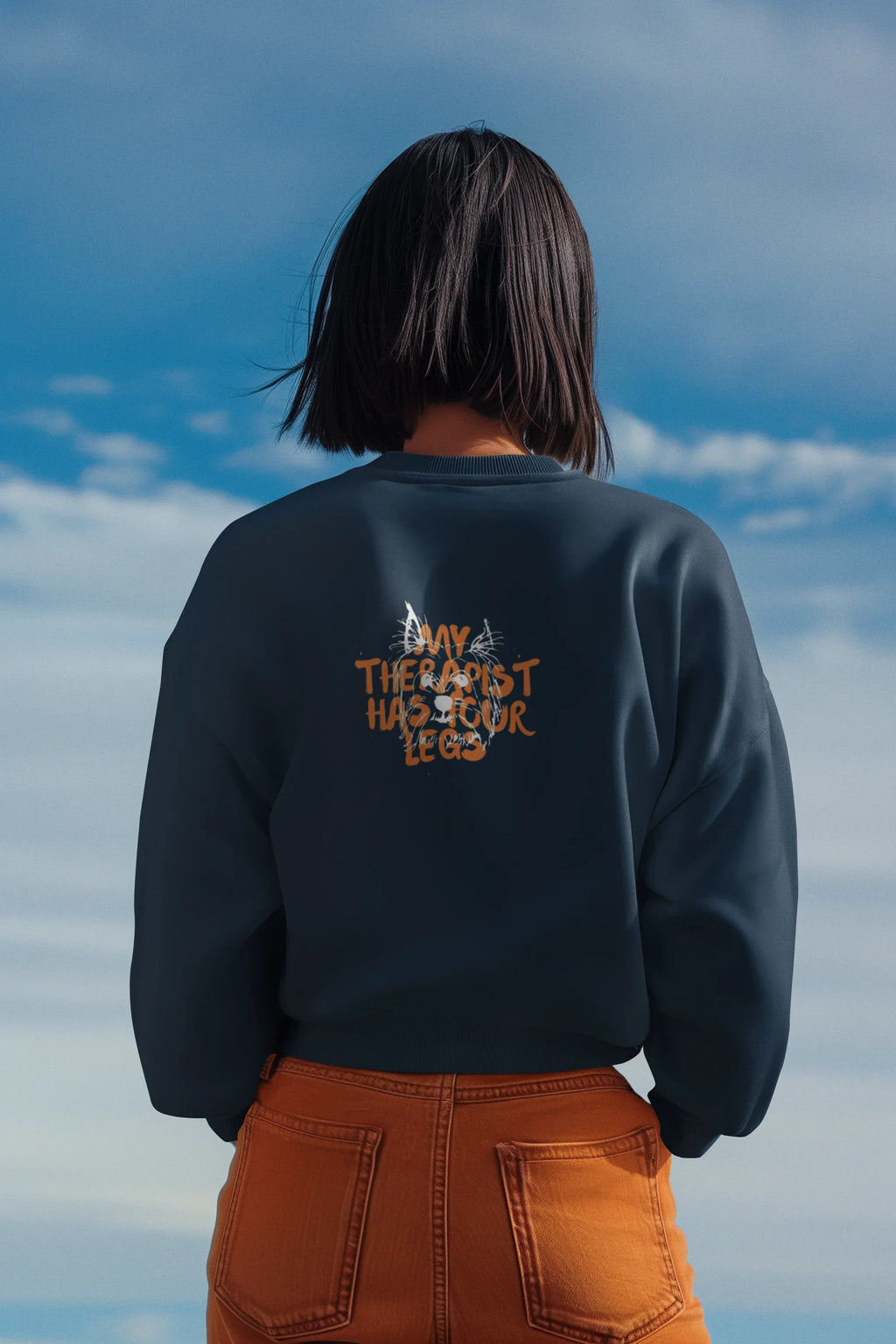 My Therapist Has Four Legs Sweatshirt - Alley Crafters