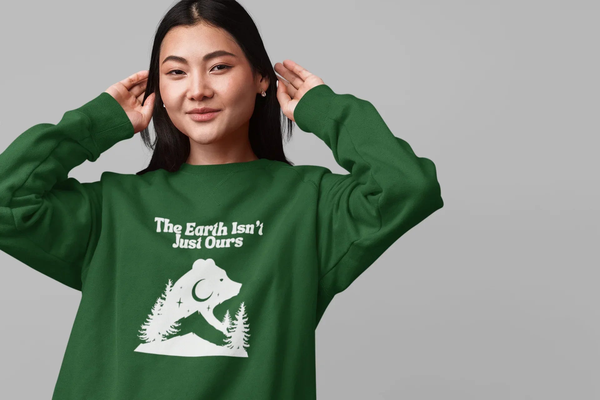 The Earth Isn't Just Ours" Forest Moon Graphic - Alley Crafters