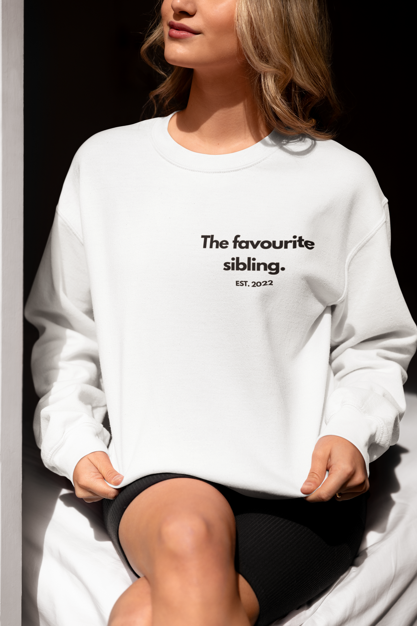Personalised Sibling Sweatshirt | Custom Funny Sibling Gift | EST Year Jumper UK