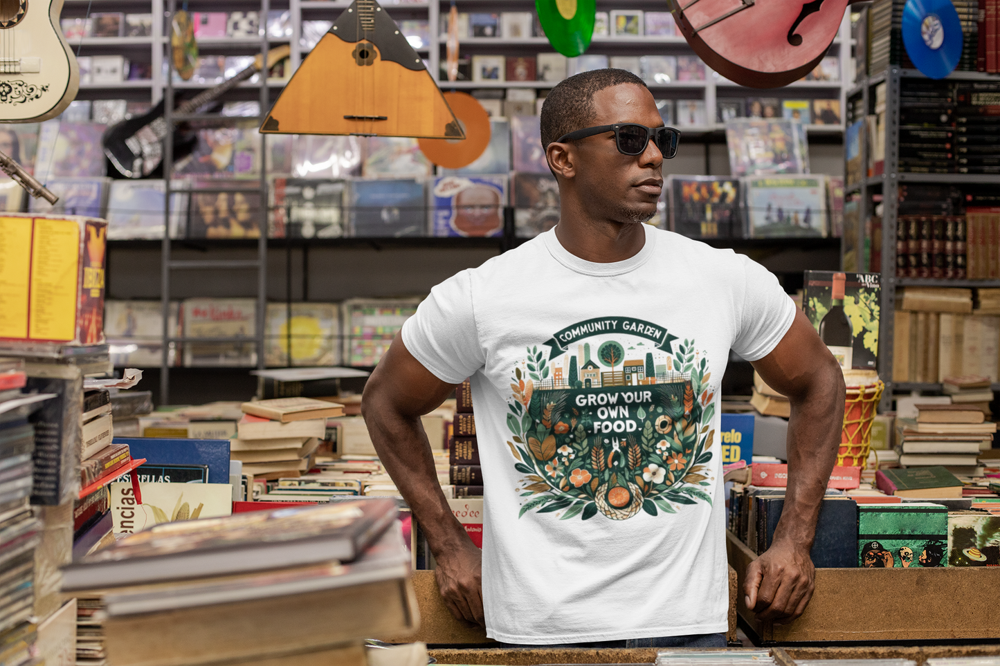 Gardening T-Shirt - Grow Your Own Food Design