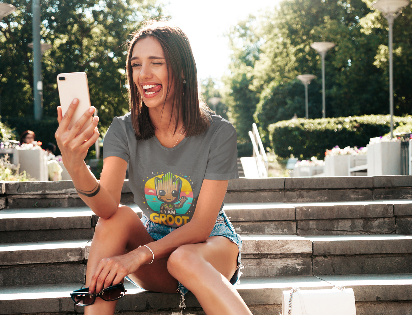Groot Unisex T-Shirt - I am Groot Design