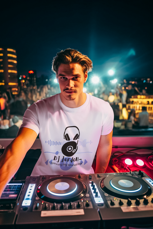 Beats & Vibes Name Personalisation T-Shirt