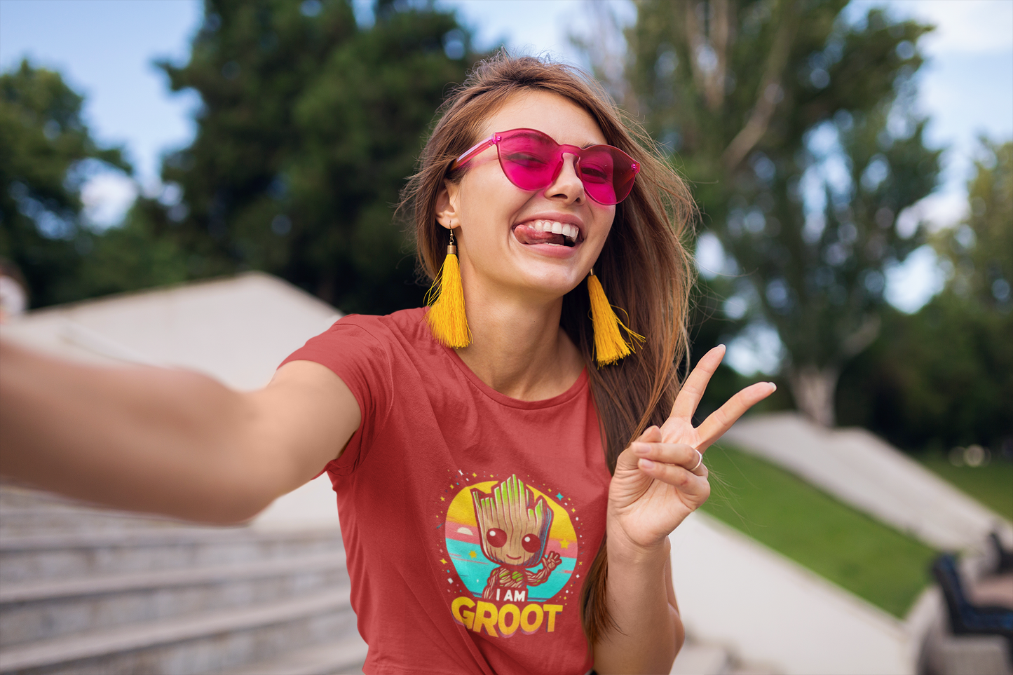 Groot Unisex T-Shirt - I am Groot Design