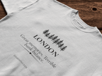 Personalised 'My Happy Place' T-Shirt — Custom Location, Name & Year - AlleyCrafters
