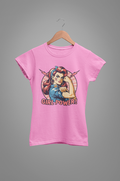 Girl Power T-Shirt - Pop Art Design