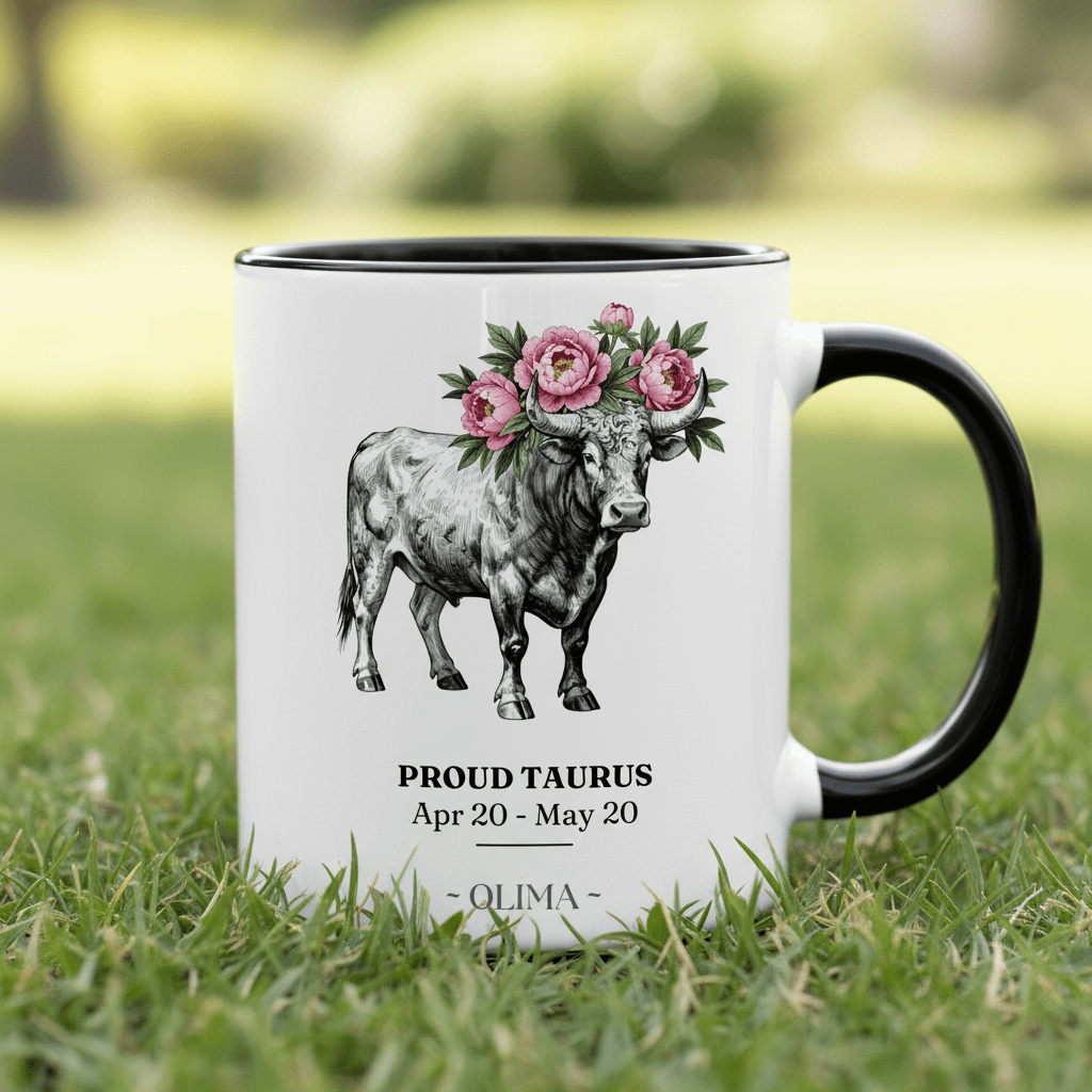 Personalised Zodiac Mug | Star Sign Birthday Gift | Custom Name & Birth Month - AlleyCrafters
