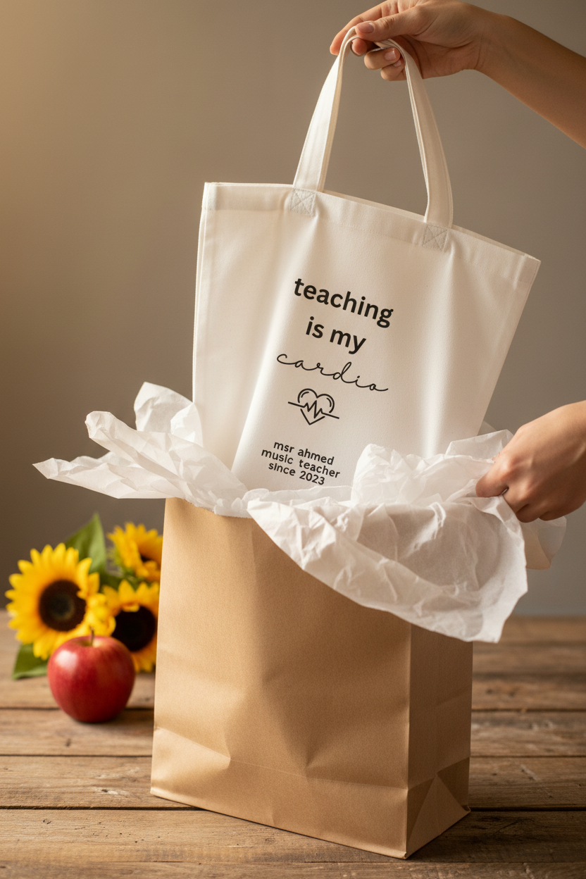 Teaching Is My Cardio — Ms Ahmed gift bag