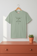 Sage green graduation T-shirt with "Dear future, I'm ready" and "Class of 2026" print