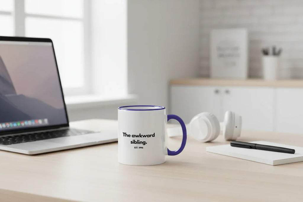 The Crazy Sibling EST 1990 Personalised Mug - Alley Crafters
