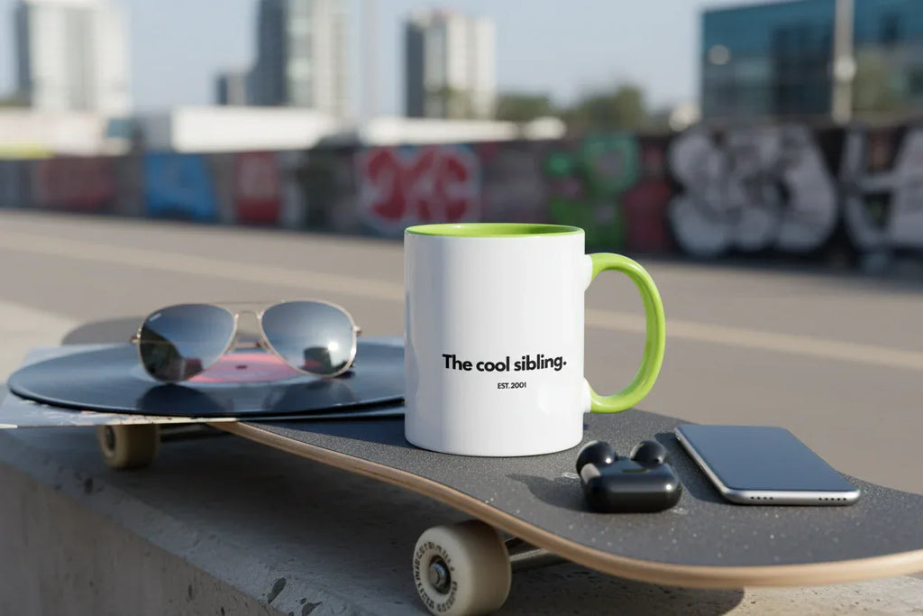 The Crazy Sibling EST 1990 Personalised Mug - Alley Crafters