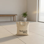 Personalised Sibling Tote Bag | Funny Family Gift | “The Favourite Sibling” EST Year Tote | Reusable Canvas Bag UK - Alley Crafters