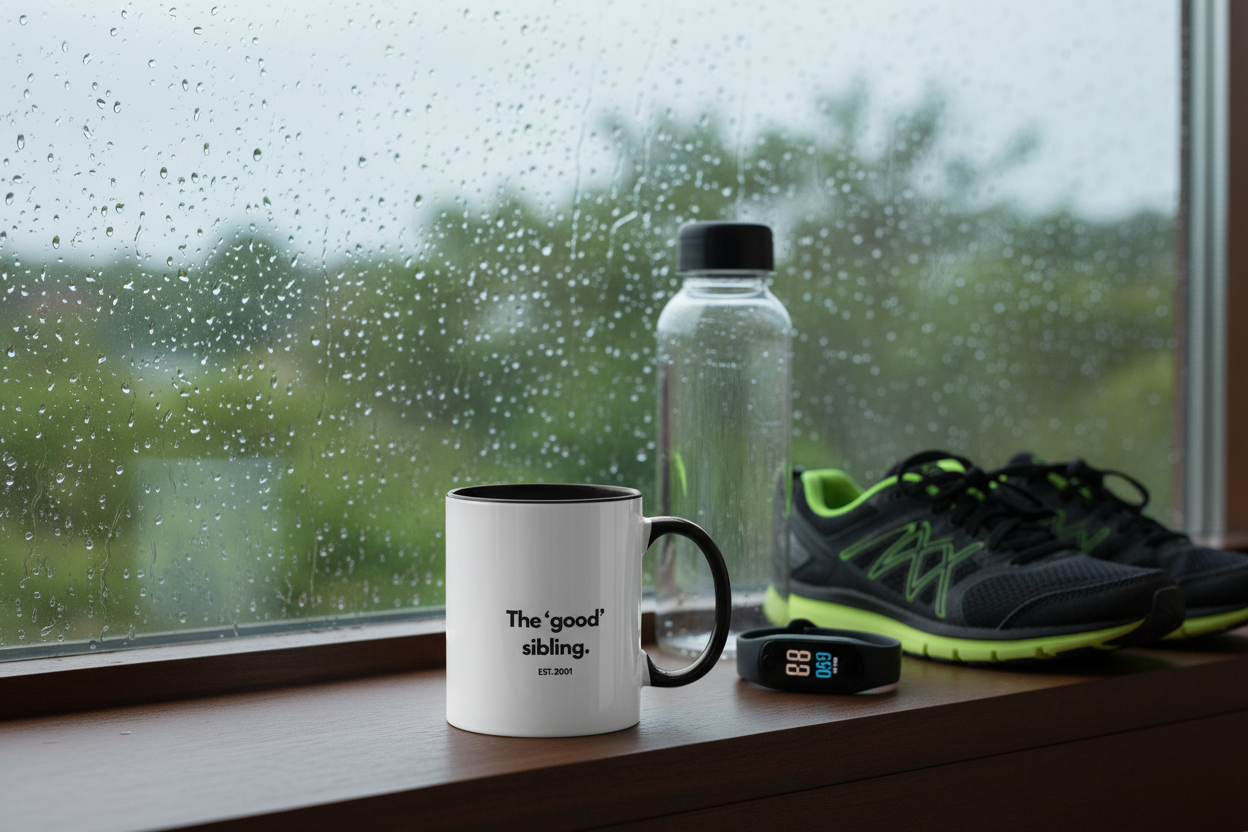 The Good Sibling Mug - Rainy Day Sporty Setting