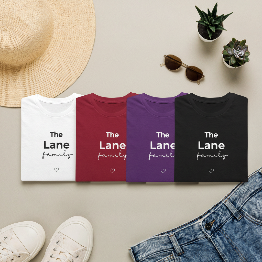 The Lane Family all colours