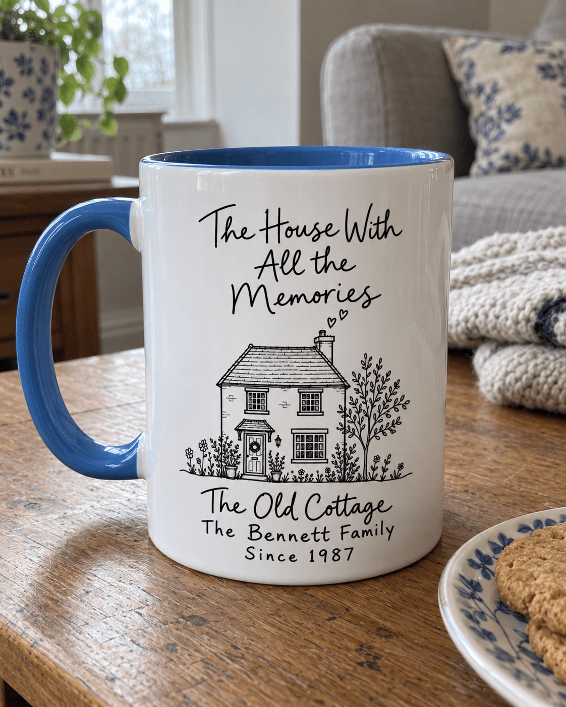 Personalised Family Home Mug – The House with All the Memories - #AlleyCrafters