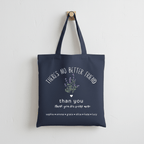 Personalised 'There's No Better Friend' Lavender Tote Bag | Custom Gift for Her - AlleyCrafters
