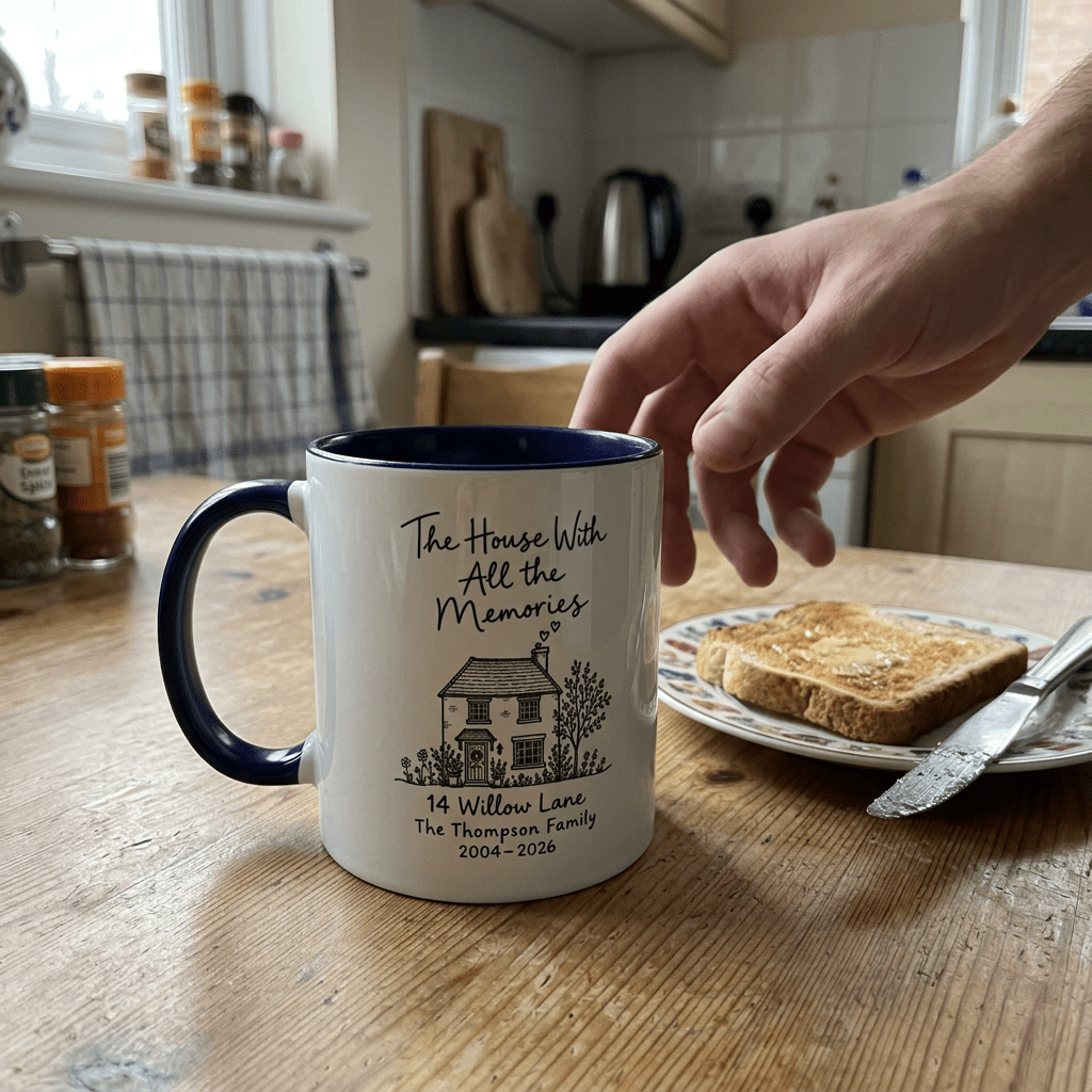 Personalised Family Home Mug – The House with All the Memories - #AlleyCrafters