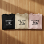 Three colours flat lay