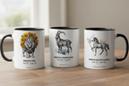Personalised Zodiac Mug | Star Sign Birthday Gift | Custom Name & Birth Month - AlleyCrafters
