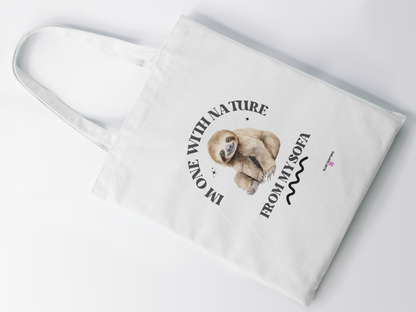 I'm One with Nature Sloth - Tote Bag