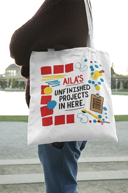 Unfinished Projects Tote Bag