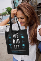 We Did It! Graduation Canvas Tote Bag - Alley Crafters