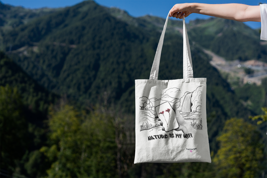 Nature Is My WiFi – Tote Bag