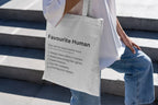 Definition Tote Bag — Personalised Gift Canvas Cotton Tote - Alley Crafters