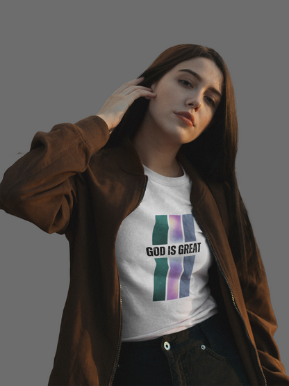 Religious Graphic Tee - God Is Great Unisex Softstyle T-Shirt