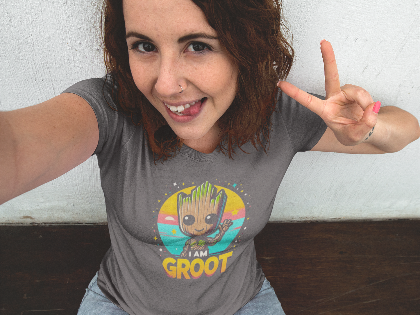 Groot Unisex T-Shirt - I am Groot Design