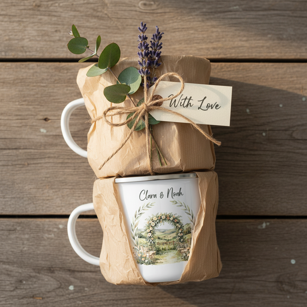 Two Mugs – Kraft Paper & Twine – Clara & Noah