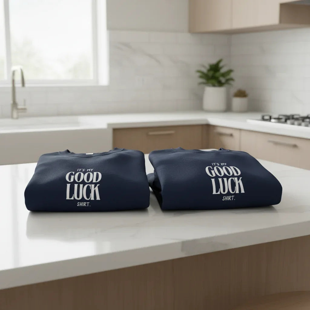 It’s My Good Luck Shirt Sweatshirt | Funny Good Luck Jumper | Positive Quote Gift UK - Alley Crafters