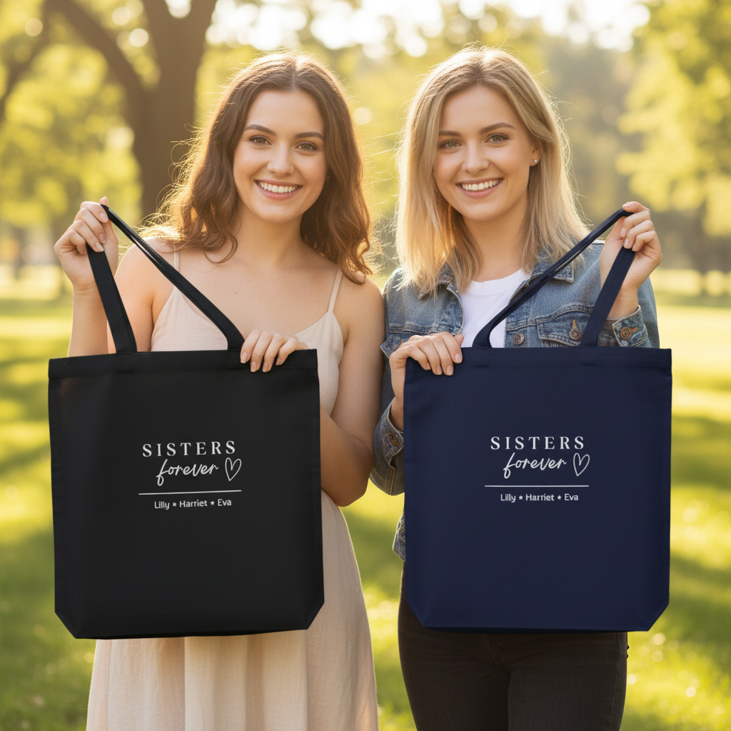 Two Sisters Standing Bags