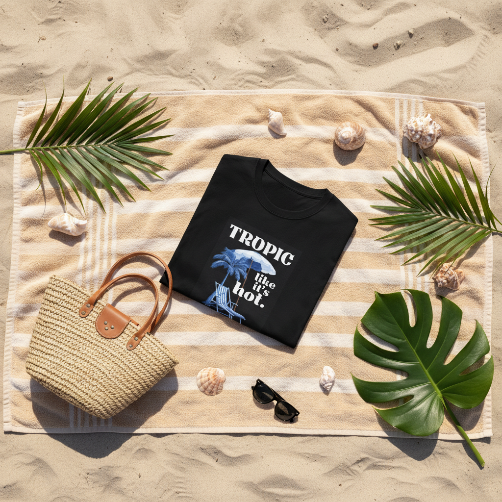 UGC Folded Beach Towel