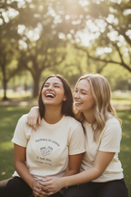 UGC friends on grass — "Hannah ♥ Lily"