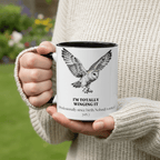 I'm Totally Winging It Mug | Funny Owl Coffee Cup | Sarcastic Gift for Her - AlleyCrafters