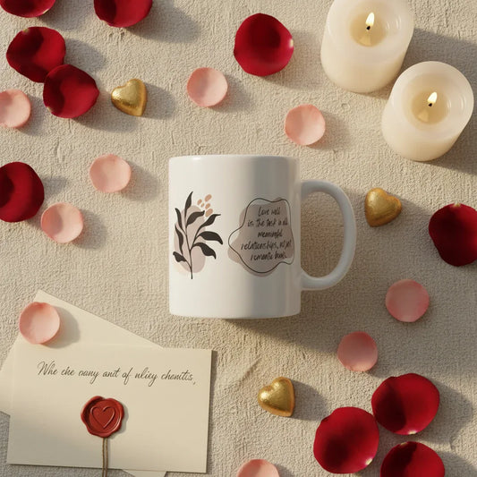 Personalised Valentine's Quote Mug | Custom Love Quote Coffee Cup | Choose Your Design - Alley Crafters