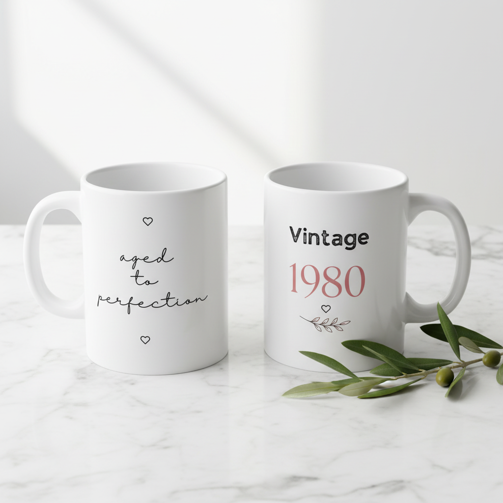 Vintage 1980 - olive branch zoomed