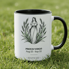 Personalised Zodiac Mug | Star Sign Birthday Gift | Custom Name & Birth Month - AlleyCrafters