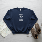 Custom Keep Calm and… Sweatshirt | Personalised Funny Gift - AlleyCrafters