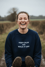 Custom Keep Calm and… Sweatshirt | Personalised Funny Gift - AlleyCrafters