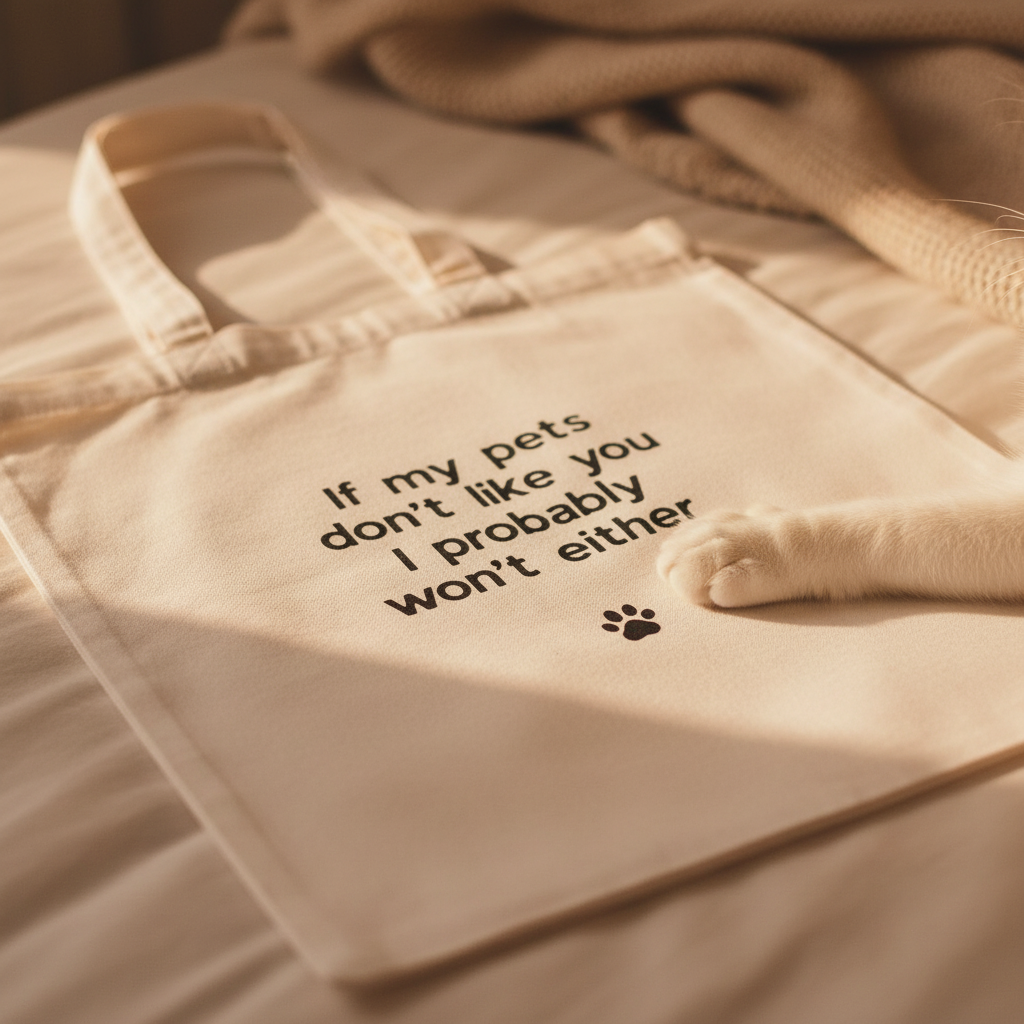 White Bag Cat Paw UGC