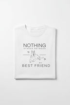 White Dog Tee White Background