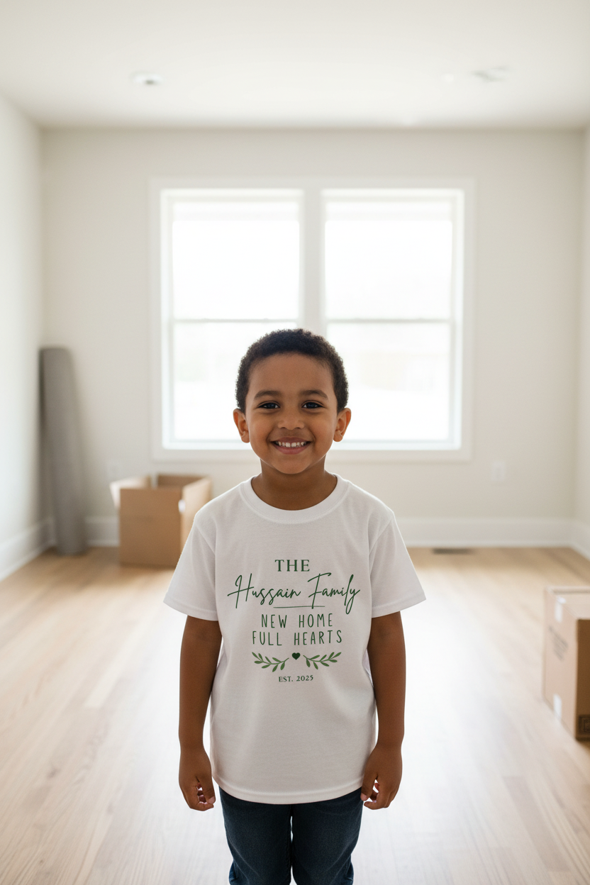 White kids tee lifestyle