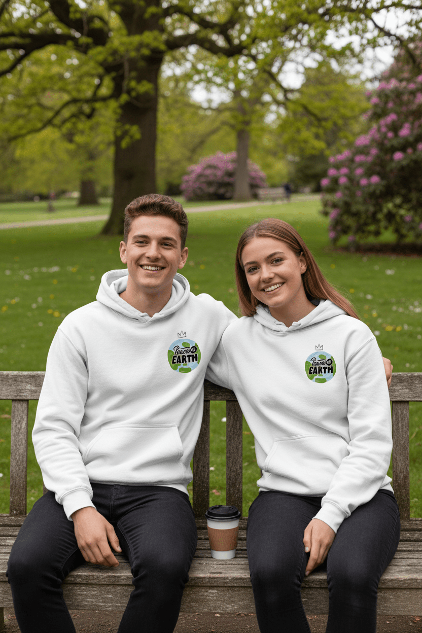 Peace on Earth Hoodie | Nature & Peace Graphic - AlleyCrafters