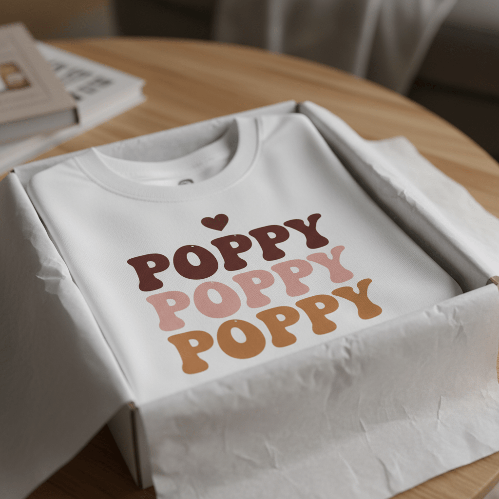 Kids' Personalised Retro Name Stack Tee | Custom Name T-Shirt - AlleyCrafters