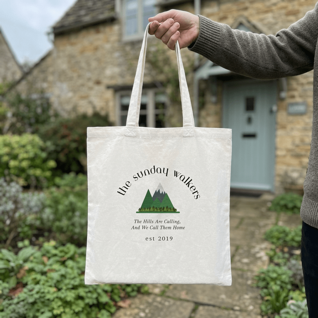 Walking Tote Bag – The Sunday Walkers - #AlleyCrafters
