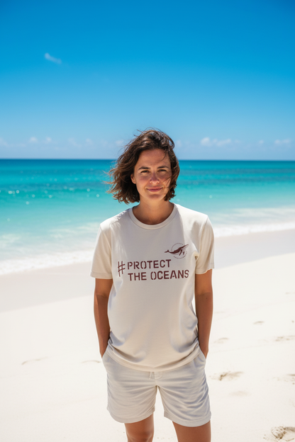 White tee beach lifestyle